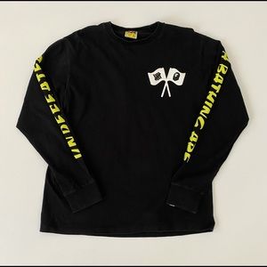 A bathing Ape x undftd long sleeve Shirt Black